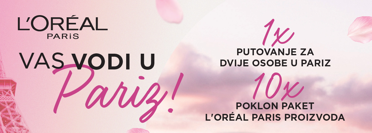 L'Oreal Paris vas vodi u Pariz!
